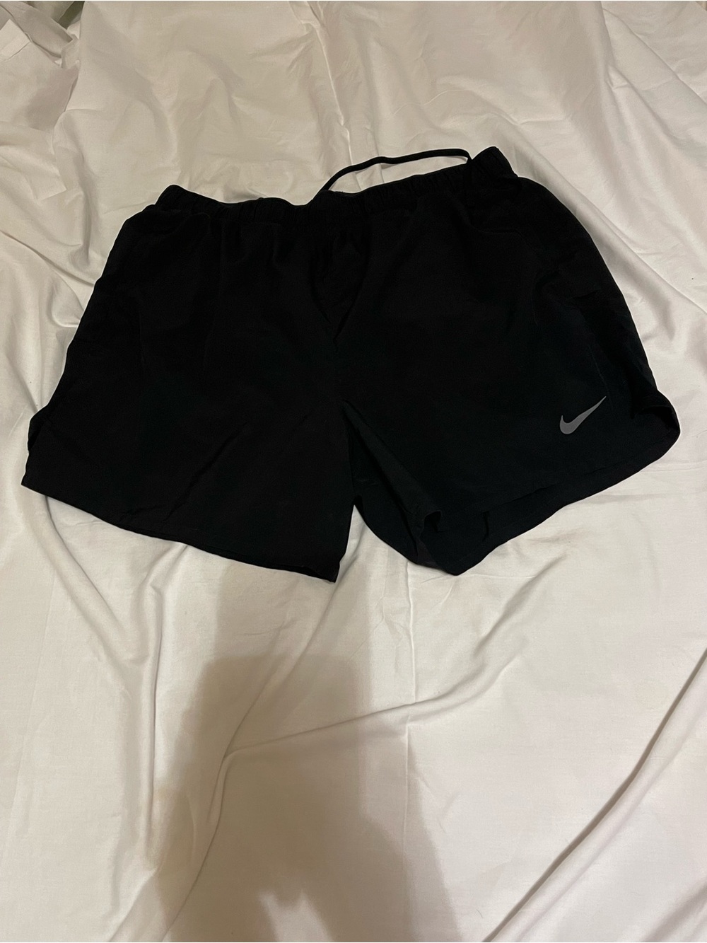 Nike Women’s Black Athletic Shorts with Reflective Swoosh